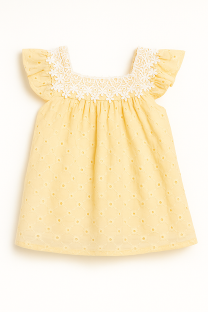 VESTIDO BORDADO PARA BEBÉ MARTIN@S