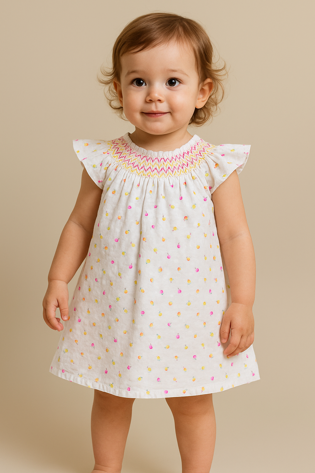VESTIDO FRUTAL EUROPEO LOSAN