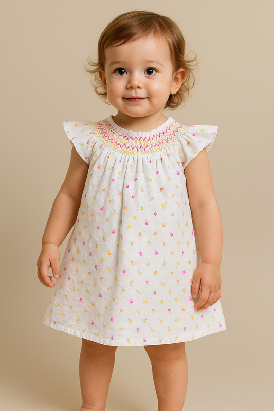 VESTIDO FRUTAL EUROPEO LOSAN