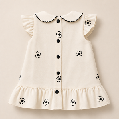 ⚪️ VESTIDO COQUETTE NEGRO | MARA BABY