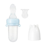 TETERO CUCHARA DE SILICONA PARA ALIMENTACION COMPLENTARIA - AZUL