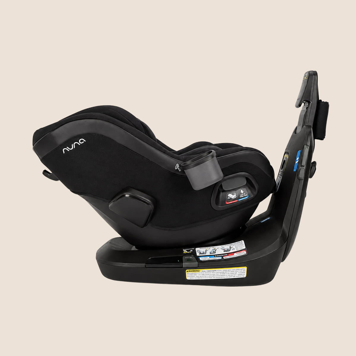 Nuna REVV Maxx – Silla de Auto Convertible Giratoria Midnight
