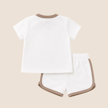 Conjunto 2 Piezas Marinero Bebe Nino Algodón 3M-18M