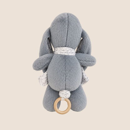Peluche Conejito Musical con Cuerda — Gris