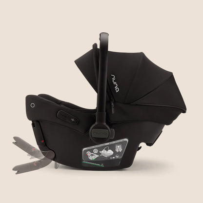 Silla para carro y porta bebé Nuna Pipa URBN – Caviar | Mara Baby Tienda