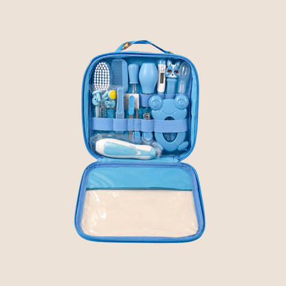 Kit de Cuidado e Higiene para Bebé 20 en 1 - Azul Animales