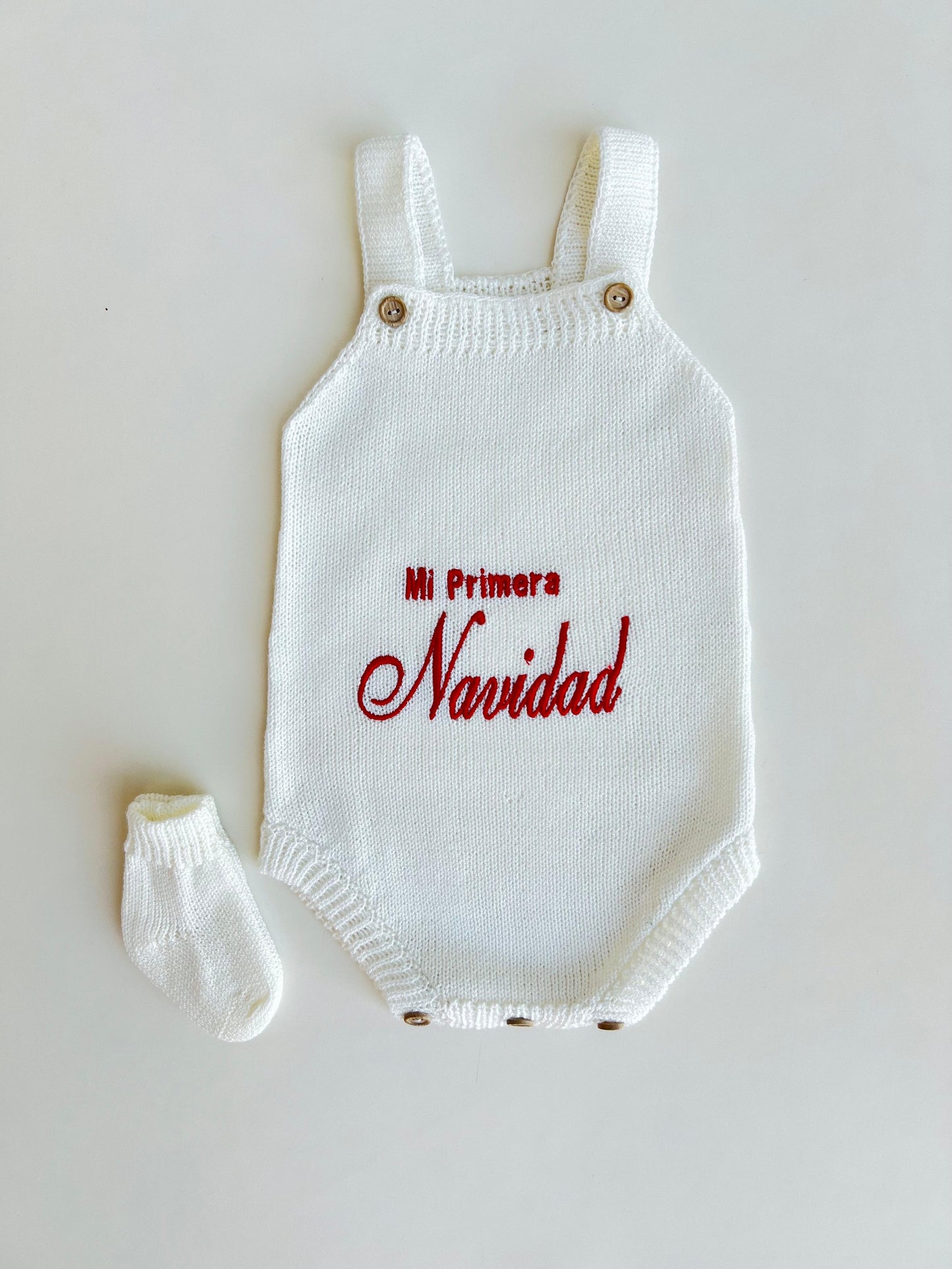 OVEROL TEJIDO “MI PRIMERA NAVIDAD”