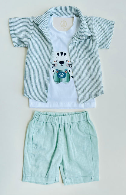 CONJUNTO CEBRITA A RAYAS