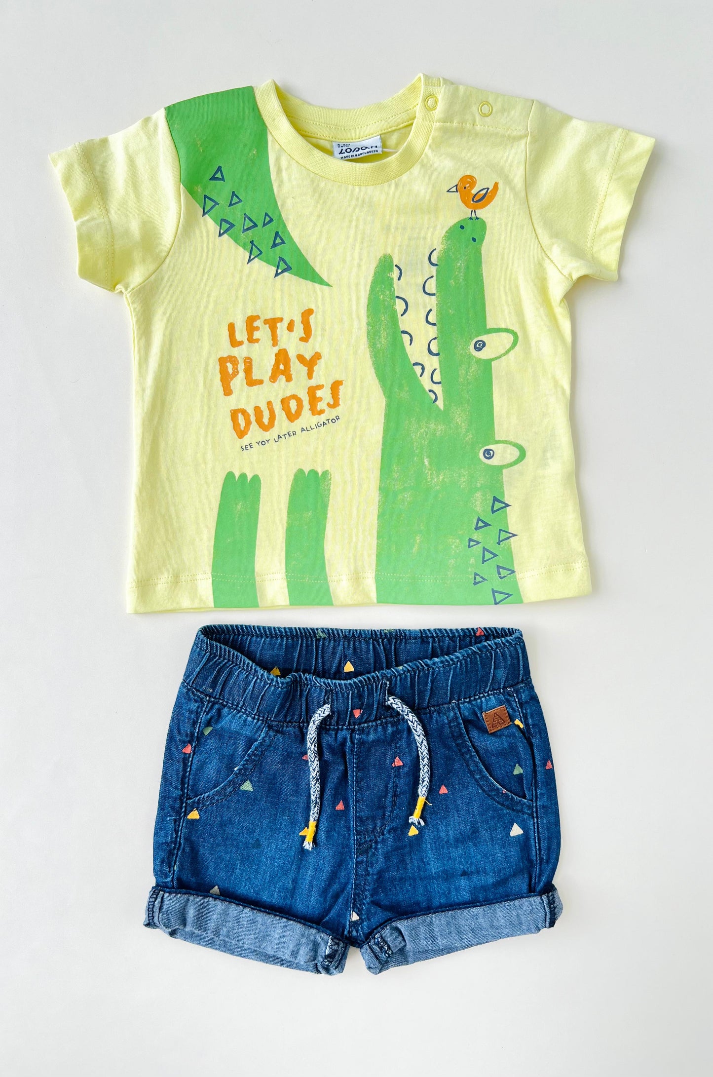 CONJUNTO EUROPEO 3 PIEZAS COCODRILO - LOSAN
