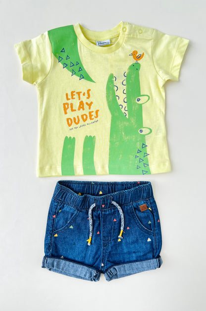 CONJUNTO EUROPEO 3 PIEZAS COCODRILO - LOSAN