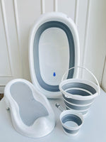 Set de baño plegable para bebé – 4 en 1