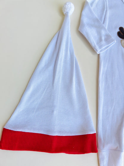 ENTERIZO NAVIDEÑO DE RENITO NIÑA CON GORRO