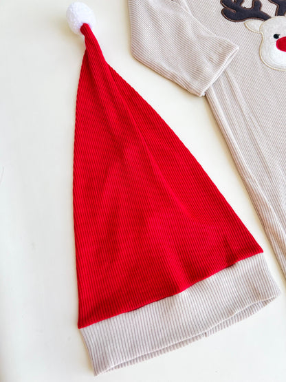 ENTERIZO NAVIDEÑO DE RENITO CON GORRO