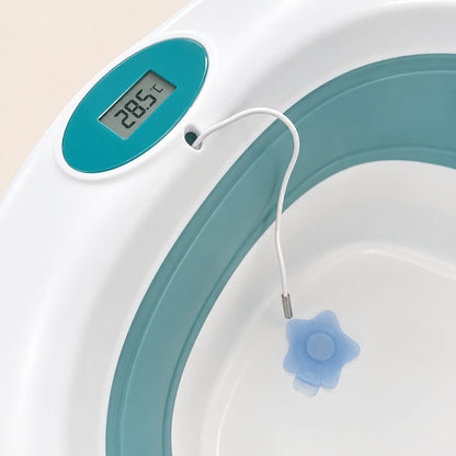 Bañera Plegable para Bebé con Termómetro Digital Maxibaby