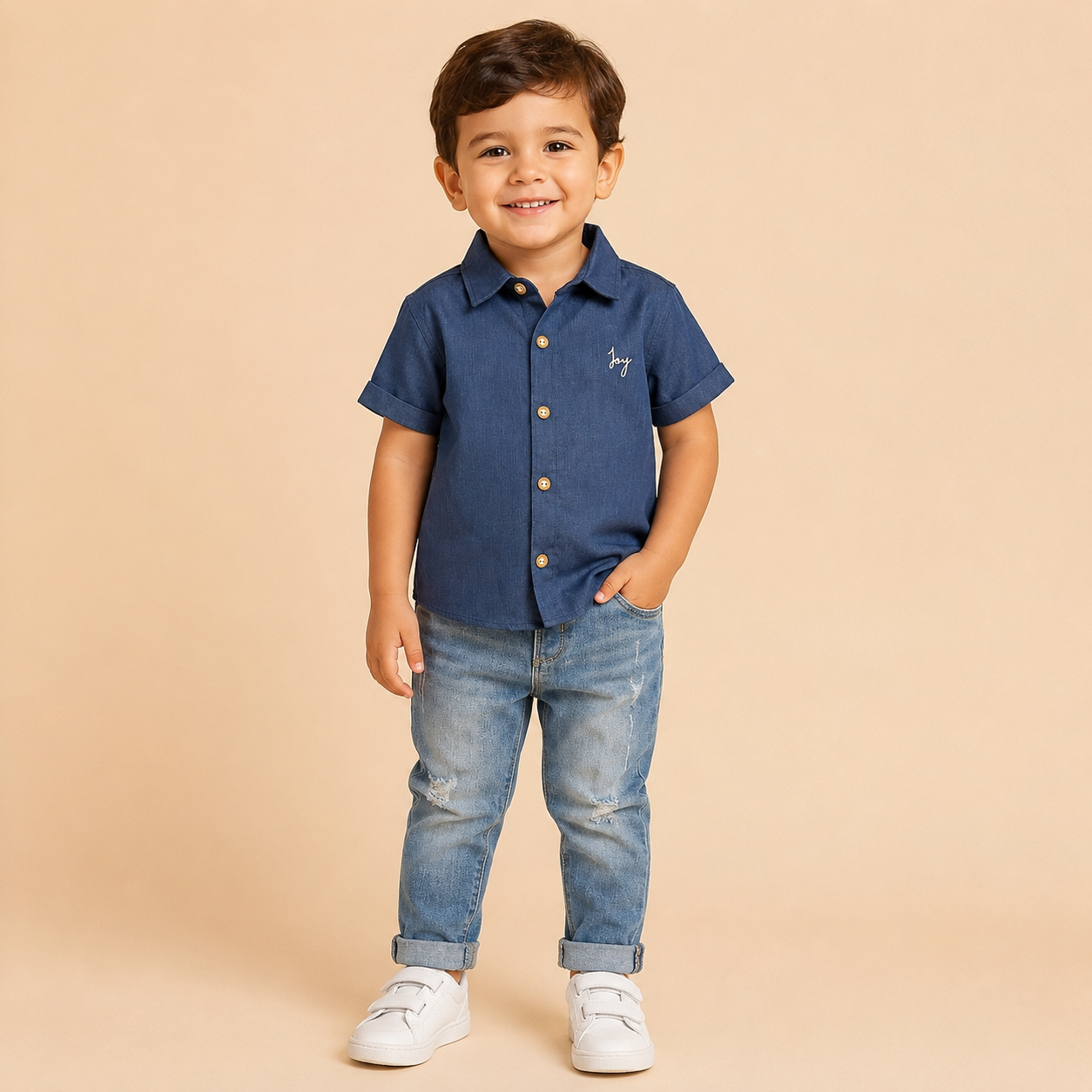 ⭕️ CONJUNTO 2 PIEZAS JOY AZUL | MARA BABY