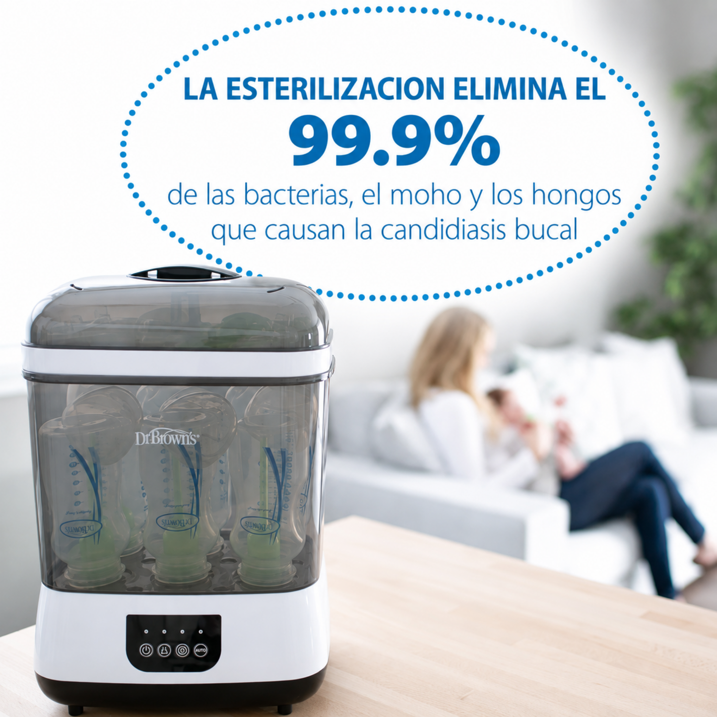 Esterilizador y Secador Multifuncional a Vapor Dr. Brown's