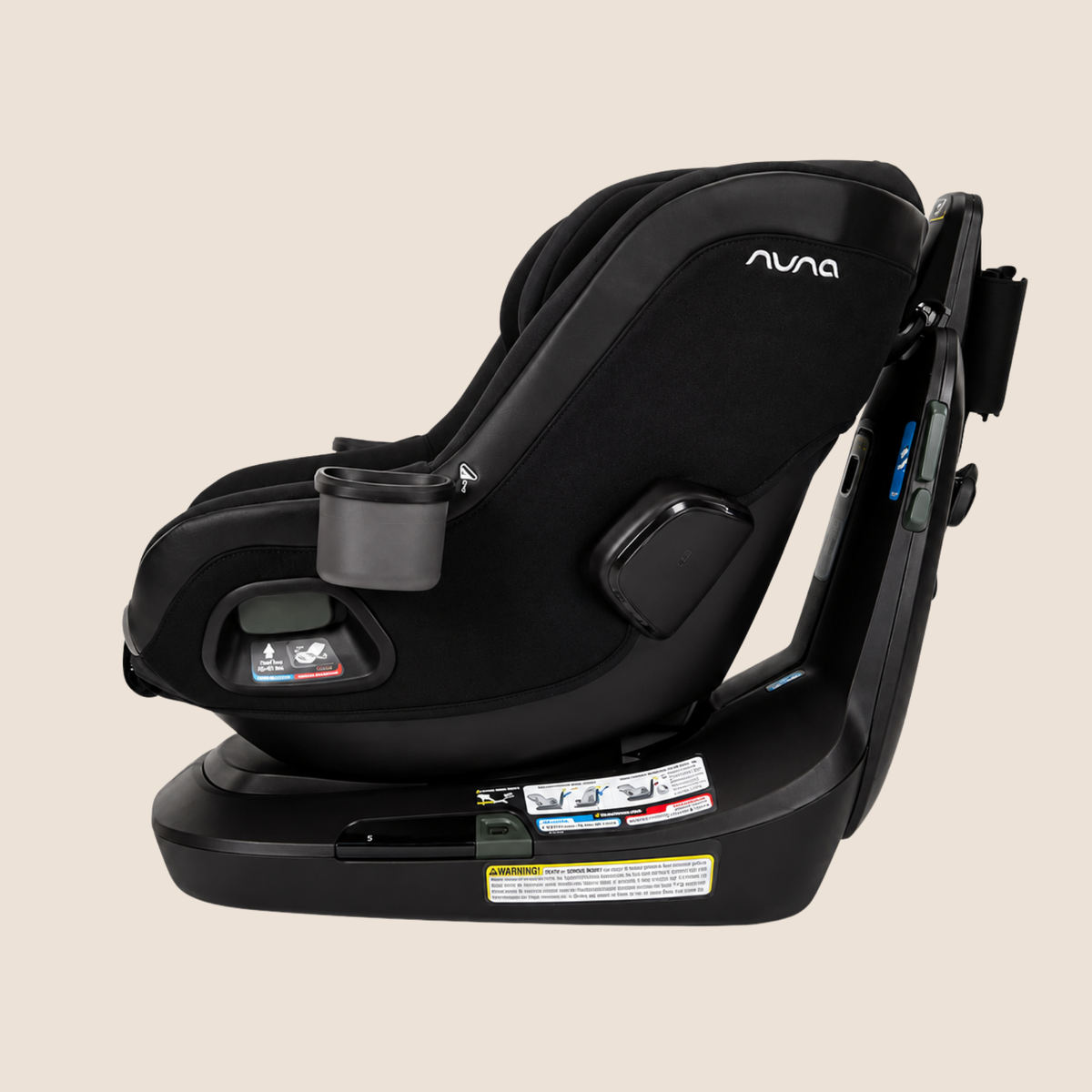 Nuna REVV Maxx – Silla de Auto Convertible Giratoria Midnight