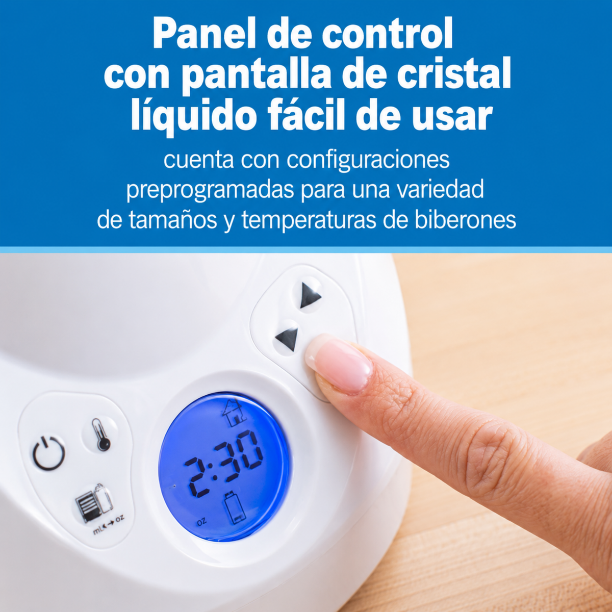 Calentador de Teteros Inteligente con Pantalla LCD Dr. Brown's