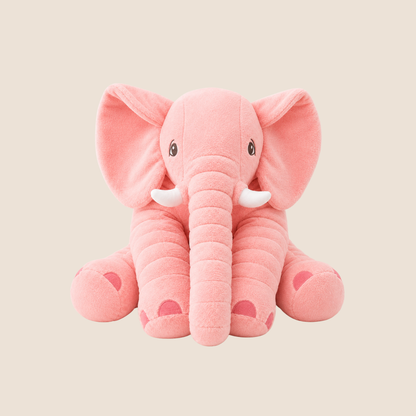 Peluche Elefante con Cobija, Luces y Música — Rosado