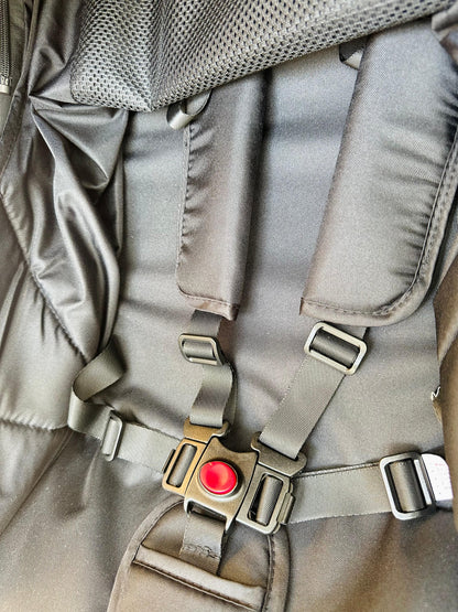 COCHE PASEADOR PLEGABLE MARTIN@S CON PAÑALERA NEGRO