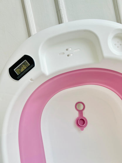 BAÑERA PLEGABLE BALLENA SENCILLA ROSA