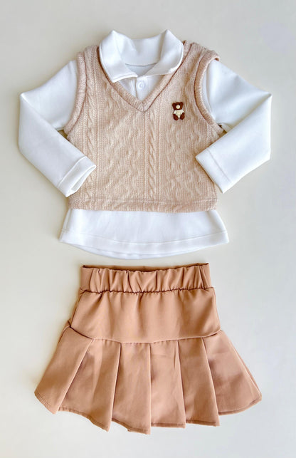 CONJUNTO PREPPY BEIGE AVALON