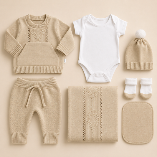 PRIMER DÍA TEJIDO REF. ALANA- BEIGE| MARA BABY