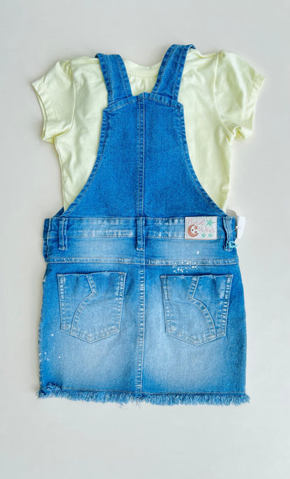BRAGA DENIM CON CAMISETA