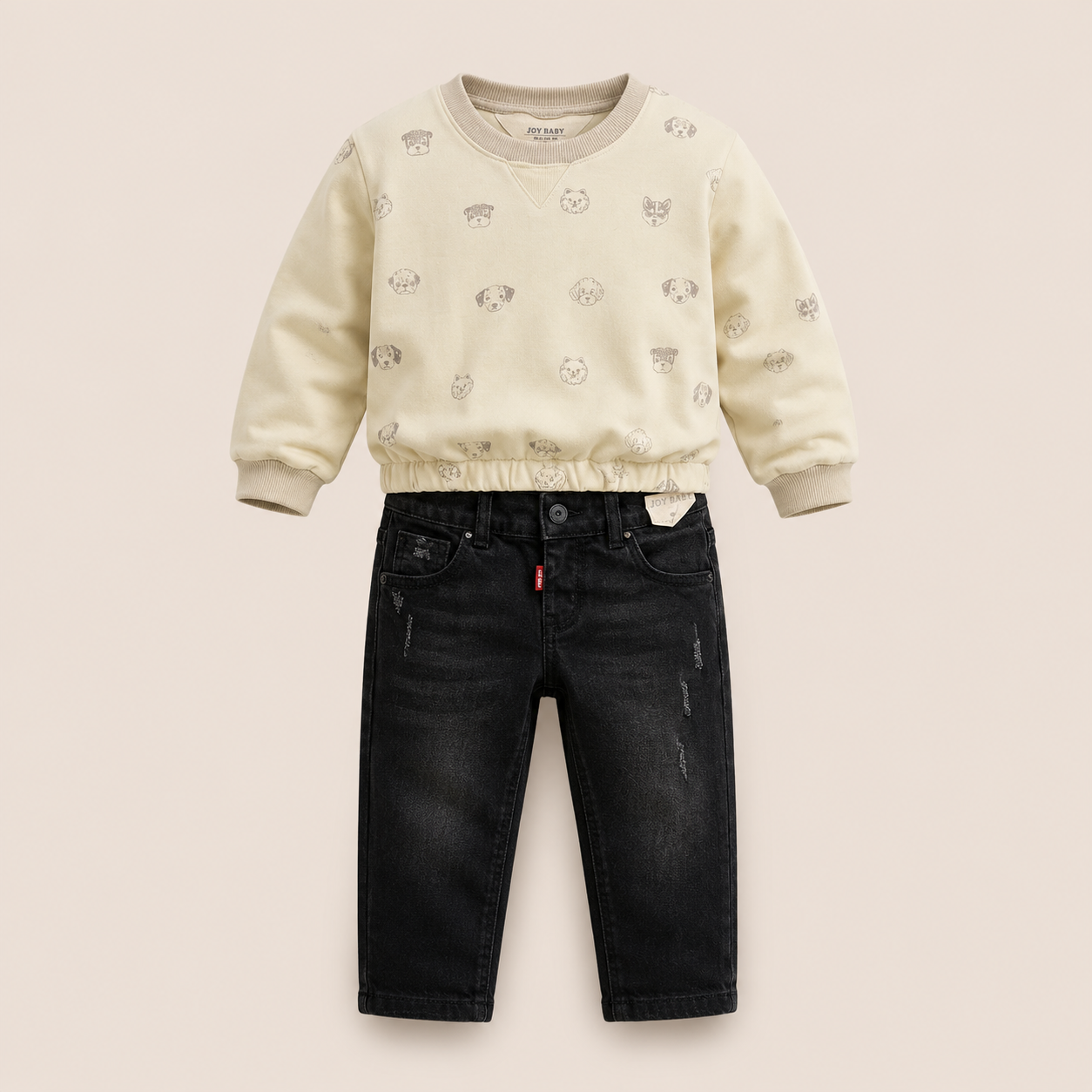 ⭕️ CONJUNTO 2 PIEZAS-JOY BABY BEIGE