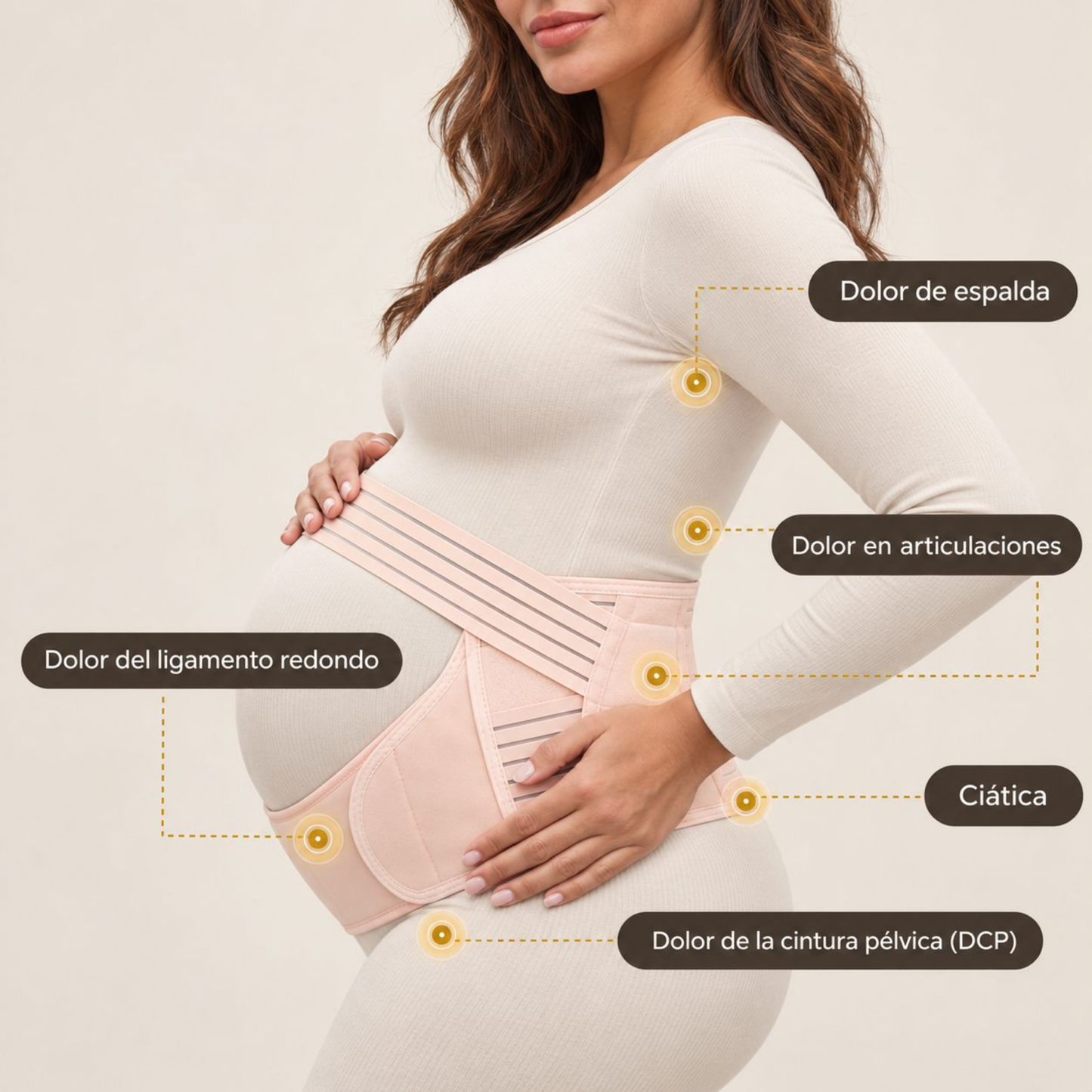 Banda de Soporte Maternal – Faja Prenatal Transpirable