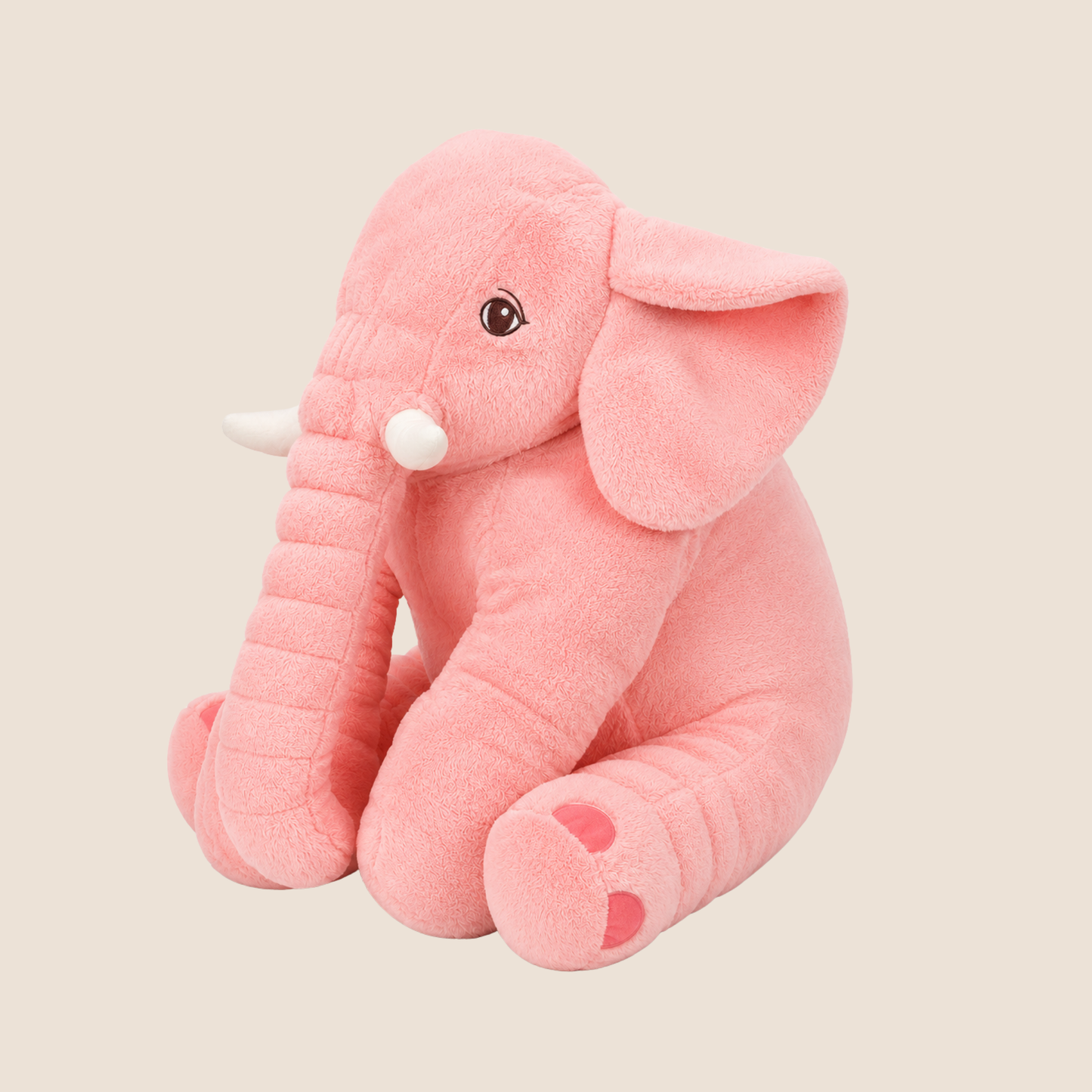Peluche Elefante con Cobija, Luces y Música — Rosado