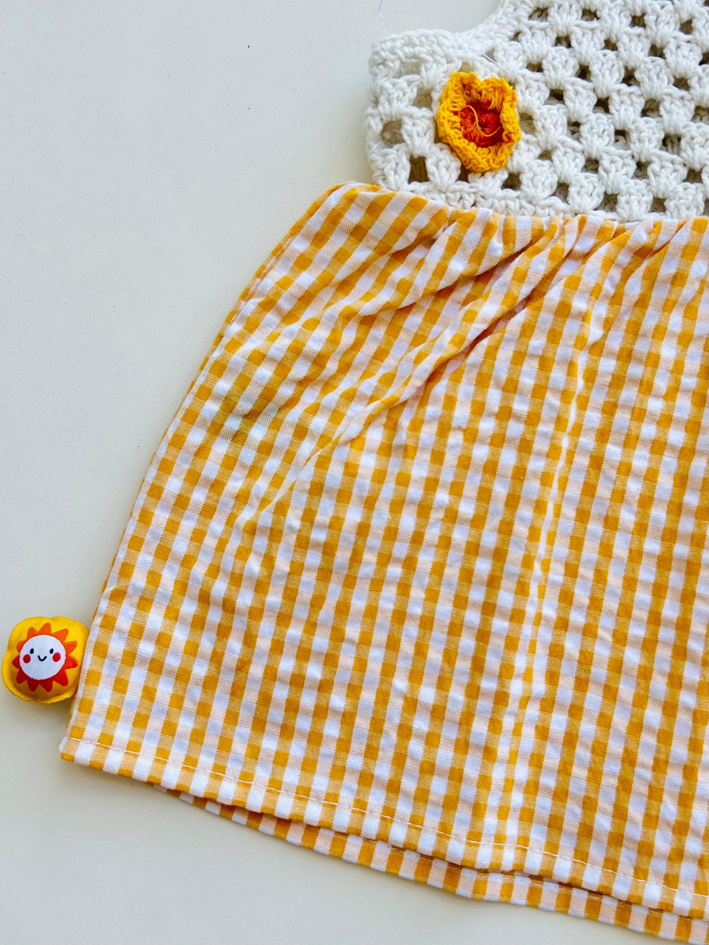 VESTIDO TEJIDO GIRASOLES
