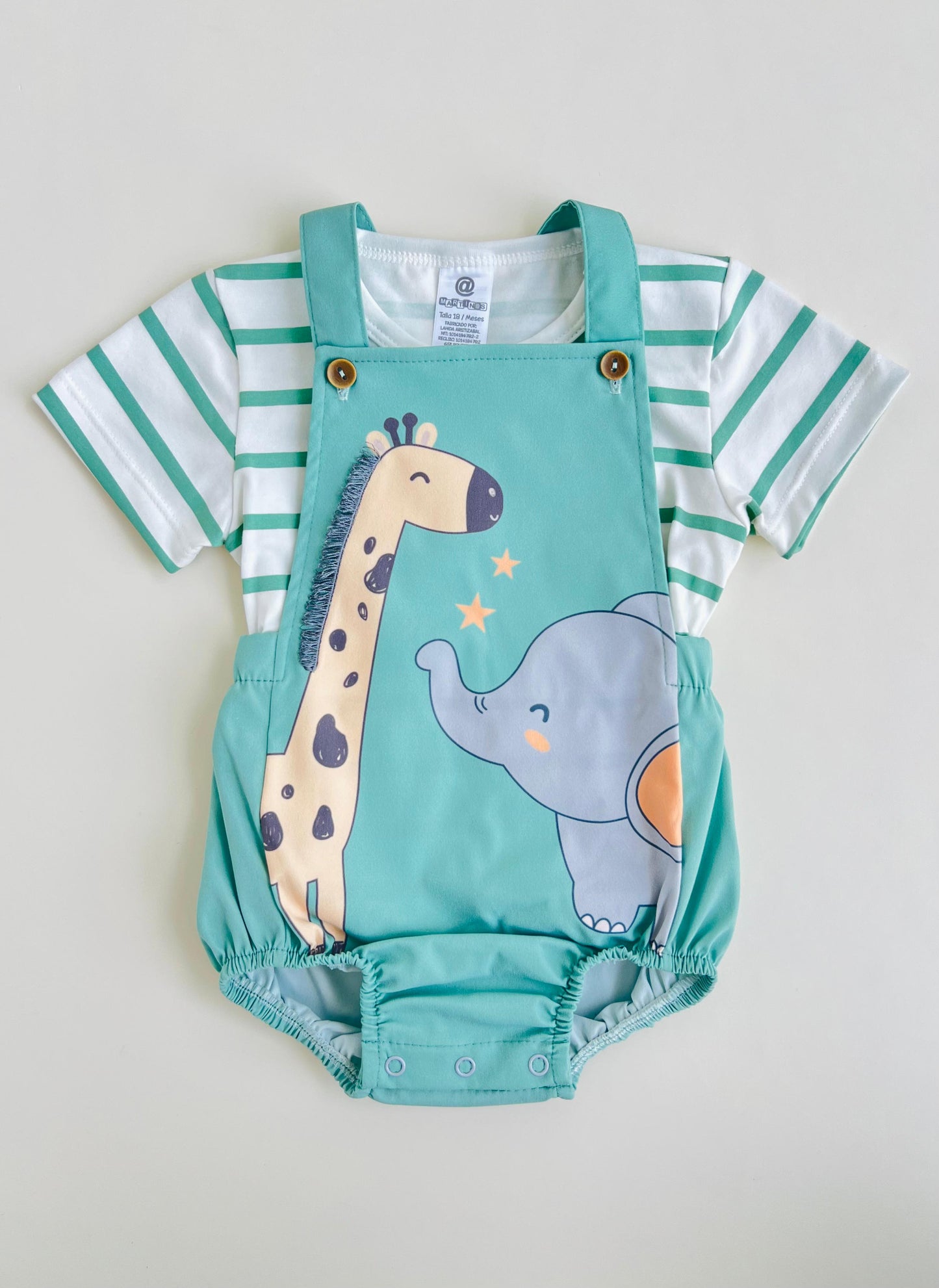 SET ENTERIZO JIRAFA Y ELEFANTE