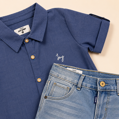 ⭕️ CONJUNTO 2 PIEZAS JOY AZUL | MARA BABY