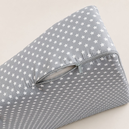 Colchón Antirreflujo para Bebé – Gris Estrellas