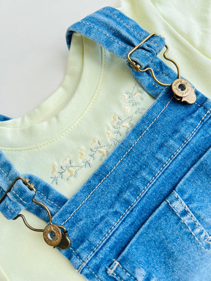 BRAGA DENIM CON CAMISETA