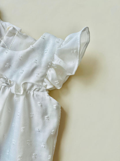 VESTIDO TEXTURIZADO CON MANGAS