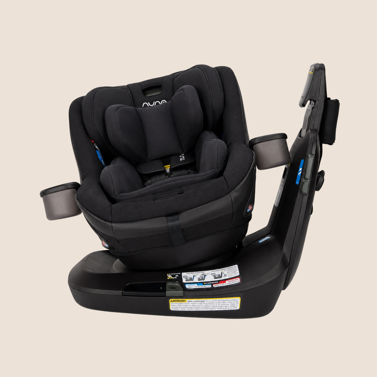 Nuna REVV Maxx – Silla de Auto Convertible Giratoria Midnight