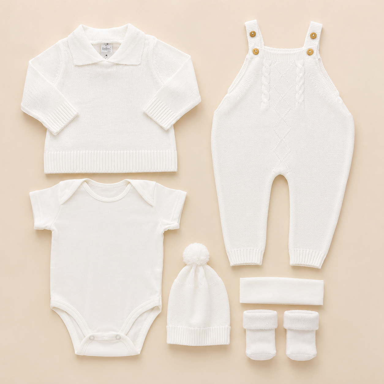 PRIMER DÍA OVEROL REF. ÁMBAR BLANCO | MARA BABY