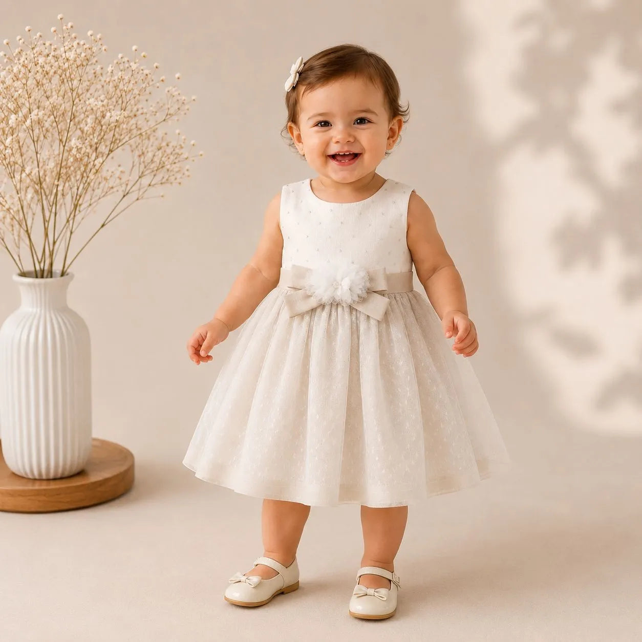 VESTIDO MOÑO - BEBE FELIZ