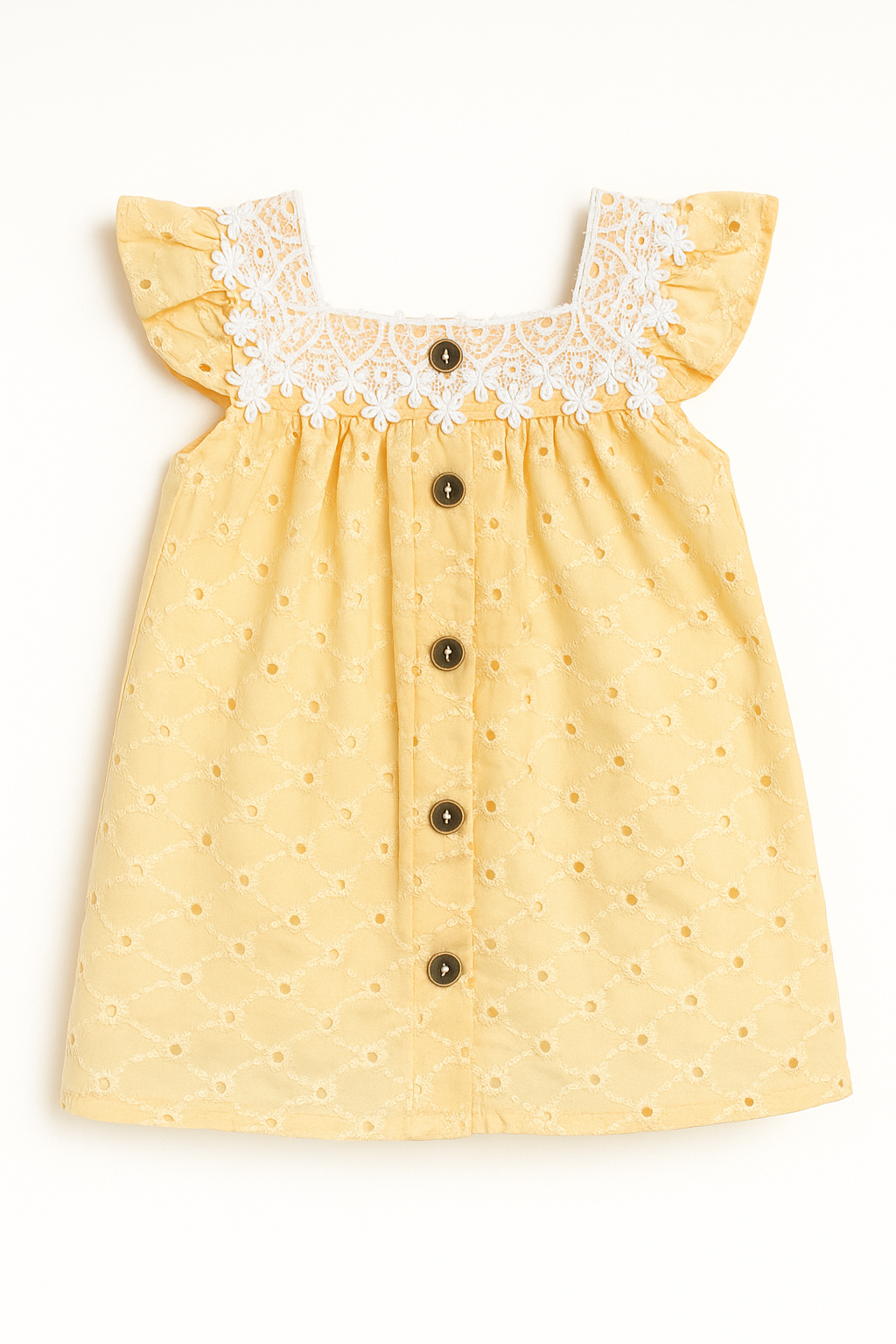 VESTIDO BORDADO PARA BEBÉ MARTIN@S
