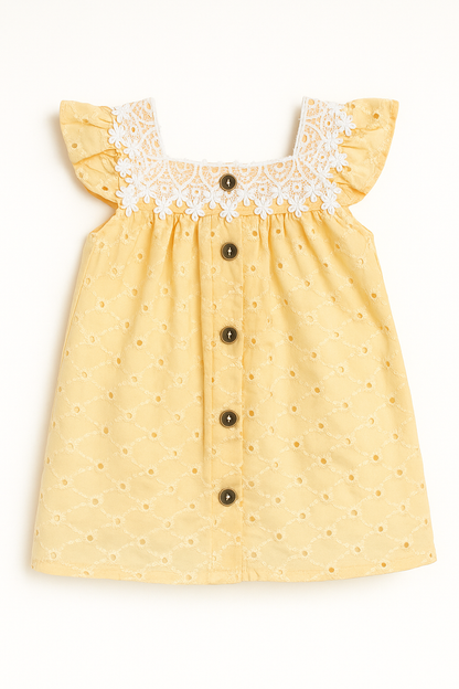 VESTIDO BORDADO PARA BEBÉ MARTIN@S