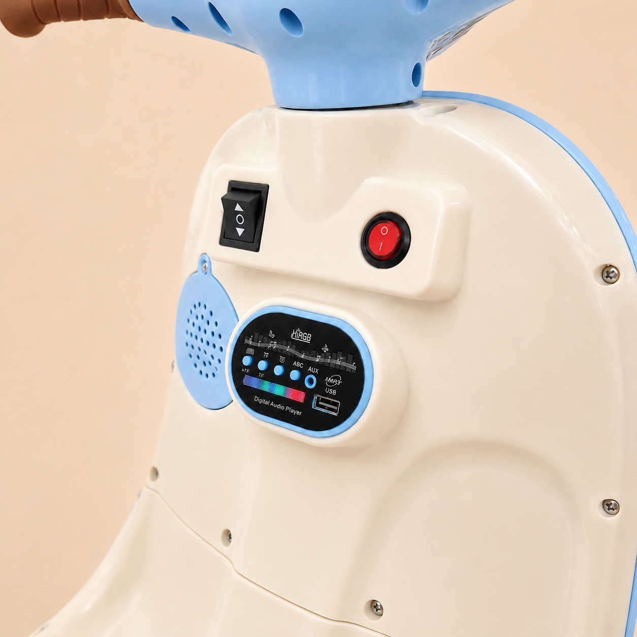 Moto Scooter Eléctrica para Niños YQ-668 - Azul