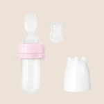 TETERO CUCHARA DE SILICONA PARA ALIMENTACION COMPLENTARIA - ROSADO