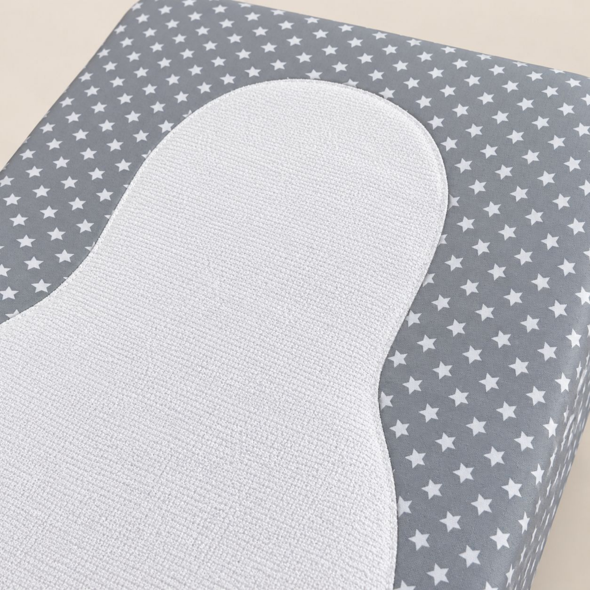 Colchón Antirreflujo para Bebé – Gris Estrellas