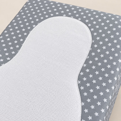 Colchón Antirreflujo para Bebé – Gris Estrellas