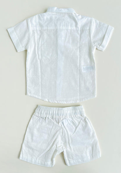 CONJUNTO ELEGANT LINO BLANCO