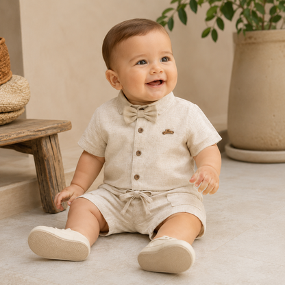 ⭕️ CONJUNTO 2 piezas lino | Mara baby