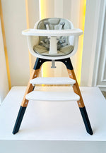 SILLA COMEDOR DELUXE DE MADERA GRIS