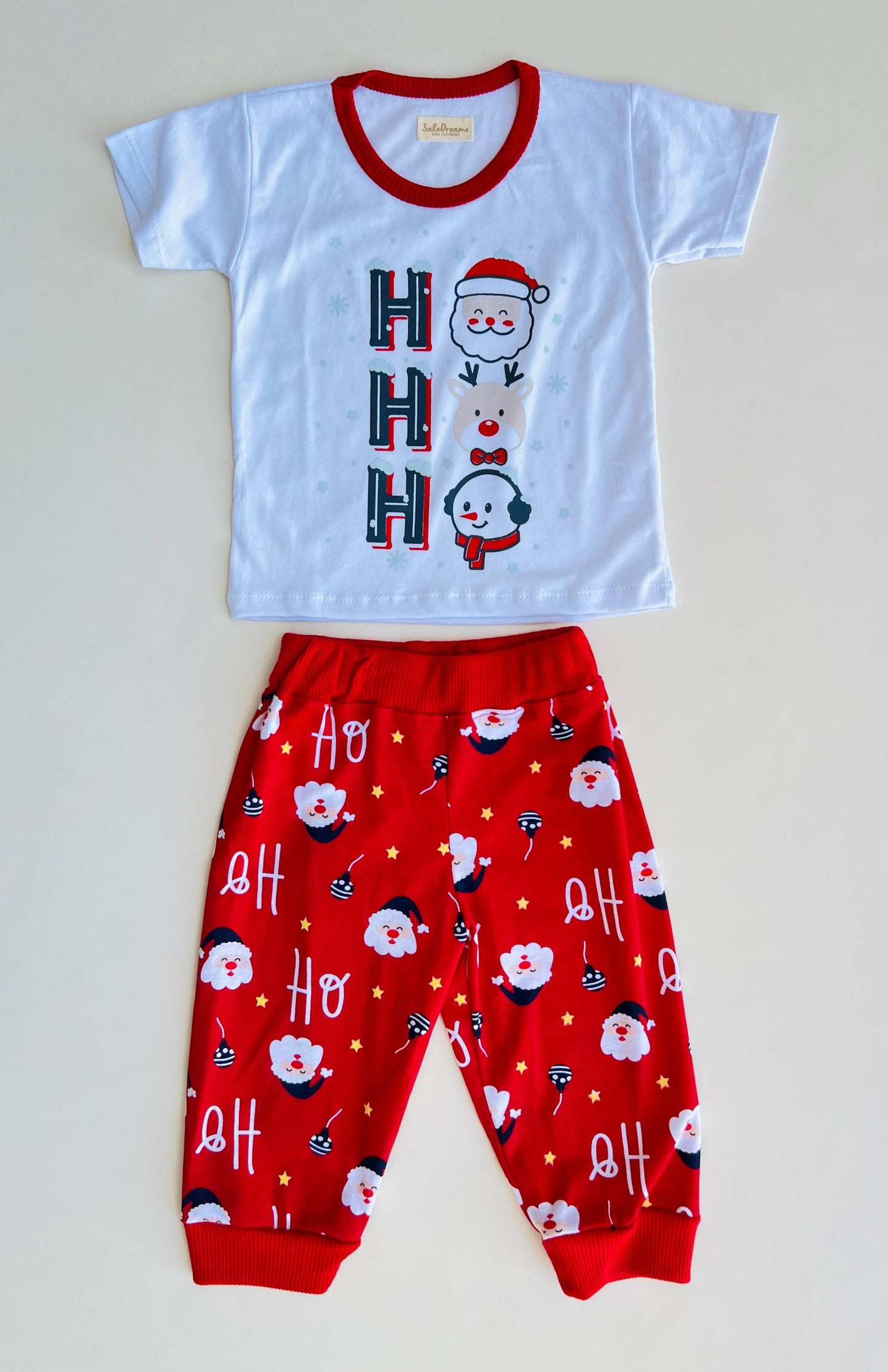 PIJAMA NAVIDEÑA DE ALGODÓN SALO DREAMS